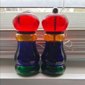 Colorful Olde Thompson Salt and Pepper Shakers